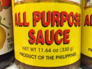 The "All Purpose Sauce" is really the "No Purpose Sauce."