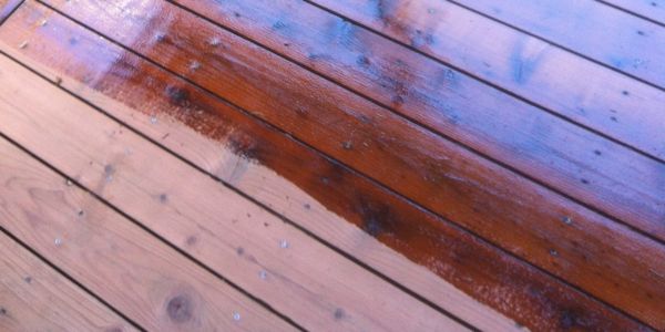 Home Exchange to Hardwood Floors to Staining the Deck. 